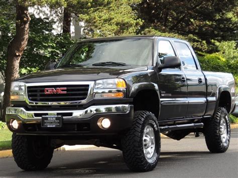 2005 Gmc Sierra 2500 Sle4x4 Crew Cabduramax Diesel86k Mileslifted