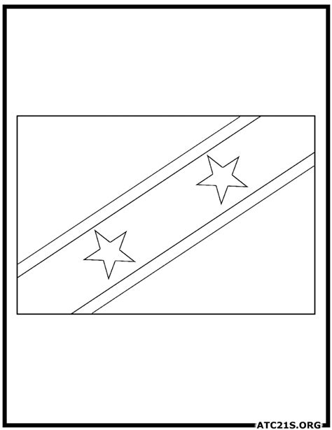 United Kingdom Flag Coloring Page ATC21S