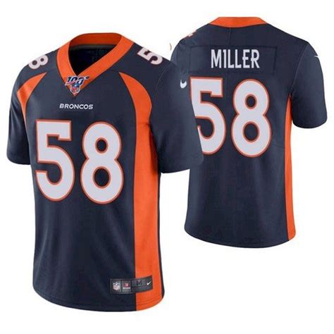 Broncos Von Miller 100th Season Jersey – US Sports Nation