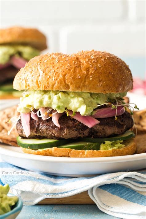 Avocado Burger - Homemade In The Kitchen