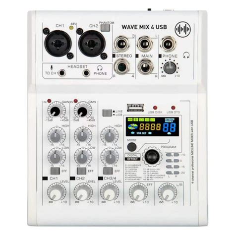 Jual Wave MIX4USB - 4-Channel Mixer with USB Audio Interface - Jakarta ...