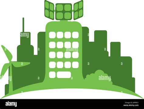 Green City Environment Stock Vector Image And Art Alamy