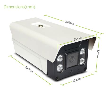 Outdoor Facial Recognition Ip Camera Cctv System 2mp Smart Cctv Camera