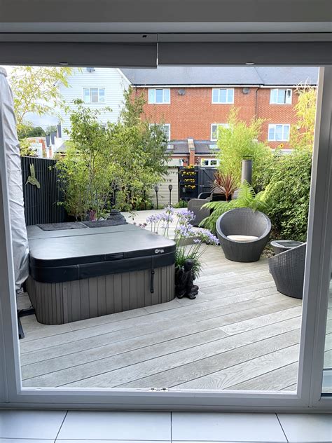 One client, Two landscaped gardens in High Wycombe - Karl Harrison