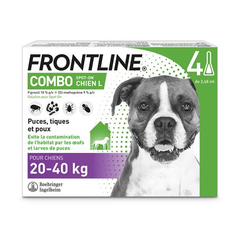 Frontline Combo Chiens Kg Pipettes De Ml