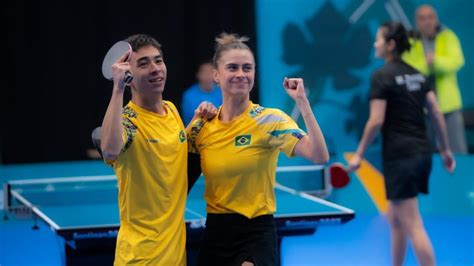 Pan Brasil é finalista nas duplas do tênis de mesa e vai a Paris 2024