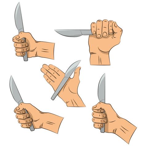 150 Hand Gripping Knife Stock Illustrations Royalty Free Vector