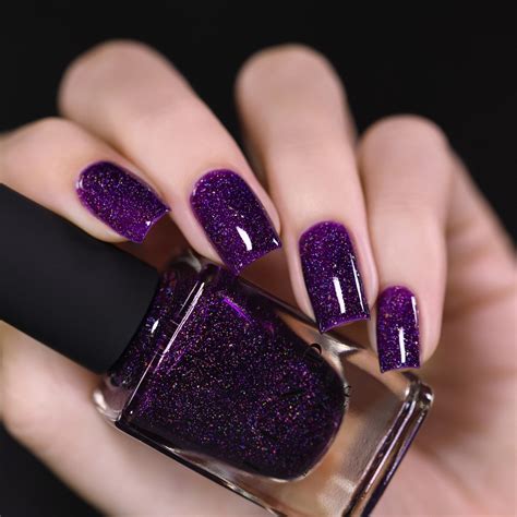 Vanity - Deep Purple Holographic Nail Polish by ILNP