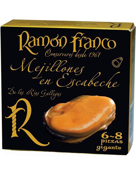 Ram N Franco Mejillones R As Gallegas Gigantes Escabeche Aceite De