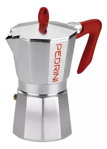 Cafetera Pocillos Pedrini Italiana Moka Aluminio