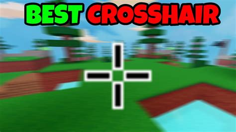 The BEST Crosshair Roblox Bedwars YouTube