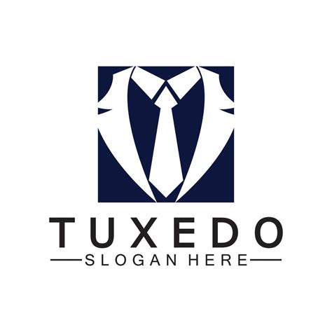 Tuxedo Logo Template Vector Icon Illustration Design 21742911 Vector