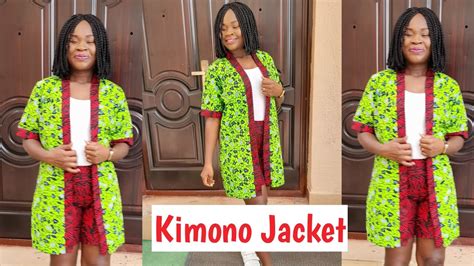 How To Cut And Sew A Simple Kimono Jacket With Built Up Collar