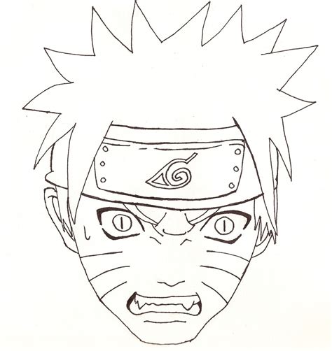 naruto drawing outline Naruto outline drawing at getdrawings | Naruto ...