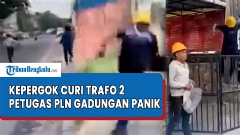 Lari Kocar Kacir Petugas Pln Gadungan Panik Kepergok Curi Trafo