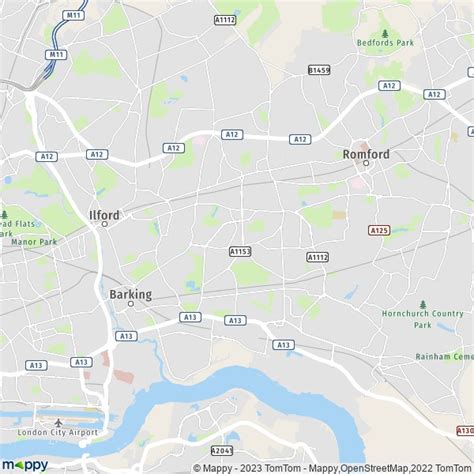 Map Barking And Dagenham Map Of Barking And Dagenham Rm9 6 And