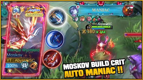 Moskov Build Crit Damage Gak Ngotak Langsung Maniac Youtube