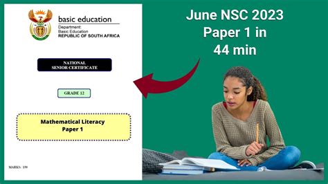 Mathematical Literacy Grade 12 June 2023 Paper 1 YouTube