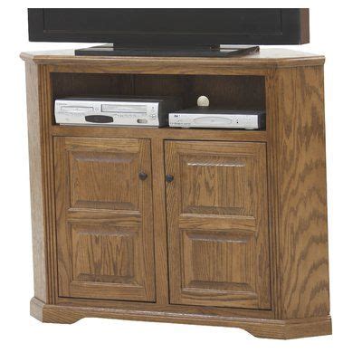 Foundry Select Rafeef Solid Wood Corner TV Stand For TVs Up To 55