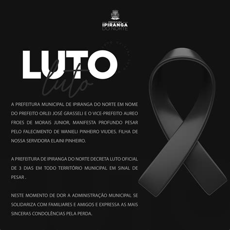 O Que Significa Luto Oficial - LUTO OFICIAL- DECRETO Nº 064, DE 09 DE SETEMBRO DE 2023. - Prefeitura ...
