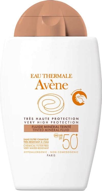 Avène Eau Thermale Tinted Mineral Fluid Spf50 40ml • Pris