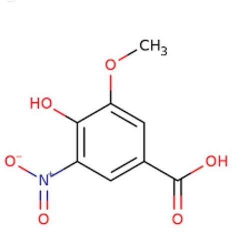 3 Methoxy 4 Hydroxy 5 Nitro Benzoic Acid Purity 99 At Best Price In