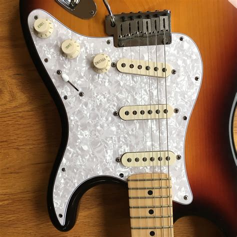 Fender Strat Pearloid Pickguard Back Plate Reverb Fender Strat Back Plate Pickguard