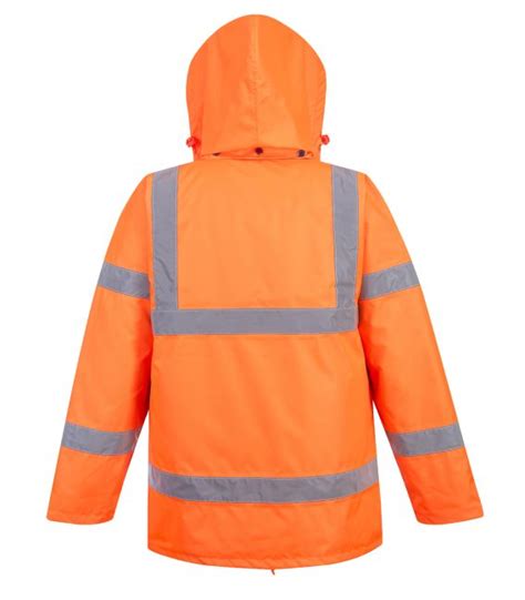 Parka Respirante Hi Vis Ris De Travail Orange Portwest Achat Vente