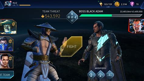 Sub Boss Black Adam Is Down Solo Raid Event Fights Injustice