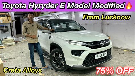 2024 TOYOTA HYRYDER E MODIFIED FROM LUCKNOWHYRYDER GENUINE ACCESSORIES