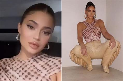 Kylie Jenner And Kim Kardashian Twin In Designer Corset Top