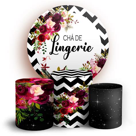 KIT Redondo E Trio Cha De Lingerie Sublimado D Sublistamps