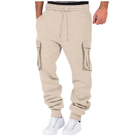 Yinechencer 2024 Mens Camo Joggers Mens Core Cargo Lightweight Pants Cold Weather Cargo Pants