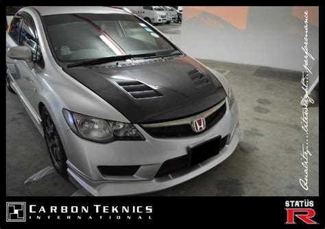 Honda Civic Fd Carbon Fiber Hood