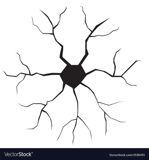 Cracks Royalty Free Vector Image - VectorStock