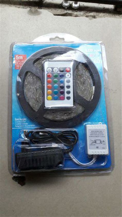 Jual Lampu Led Strip Rgb Warna Warni Ip44 3528 Komplit Remote Adaptor