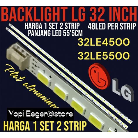 Jual Backlight Tv Lcd Led Lg Inch Le Le Backlight Tv Lg