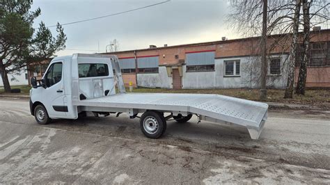 Master Movano Ramowiec Autolaweta Laweta Najazd Aluminiowa Panelowa