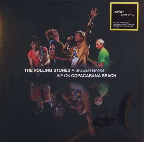 The Rolling Stones A Bigger Bang Live On Copacabana Beach Vinyl