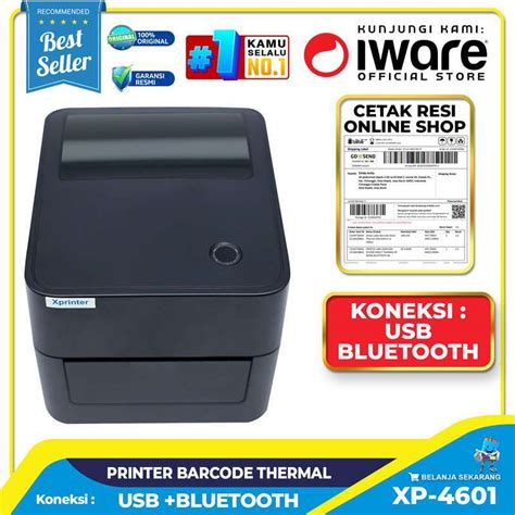 Jual Printer Barcode Thermal Label Printer Xprinter Xp B