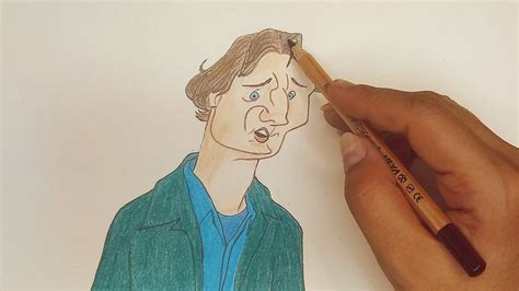 Liam Neeson S Painting A Simple But Attractive Caricature Youtube