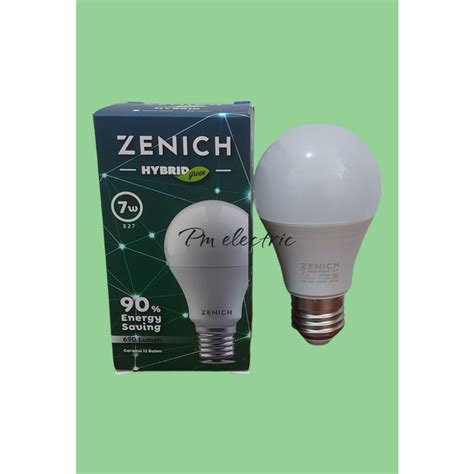 Jual LAMPU LED ZENICH HYBRID BULB 7 WATT GARANSI 1 TAHUN Shopee Indonesia