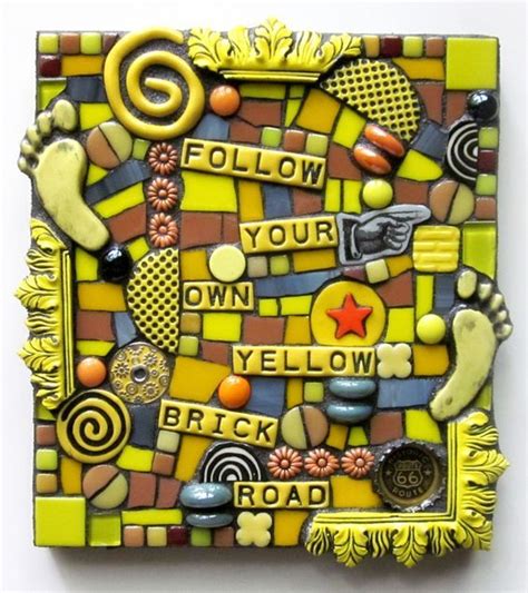 Mosaic Art Inspired From The Wizard Of Oz Written By L Frank Baum