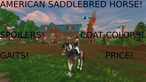 American Saddlebred Spoilers Coat Colors Gaits Prices Animations