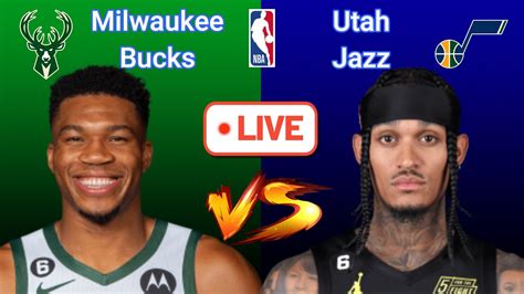 Milwaukee Bucks At Utah Jazz NBA Live Play By Play Scoreboard Interga