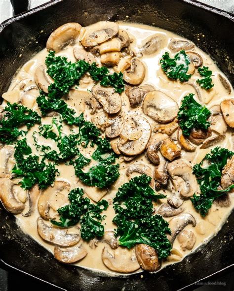 One Pan Creamy Dijon Mustard Mushroom Chicken · I Am A Food Blog