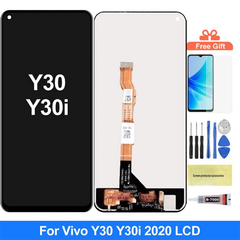 Original LCD For Vivo Y30 Y30i 2020 1938 Original LCD Display Touch