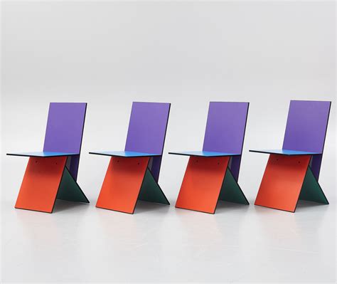 Verner Panton A Set Of Four Vilbert Chairs For IKEA 1993 94