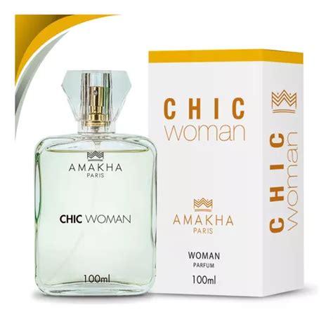 O Melhor Perfume Feminino Chic Woman Amakha Ml Frete Gr Tis