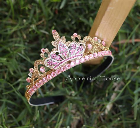 Aurora Crown Princess Crown Aurora Headband Birthday Crown Gold